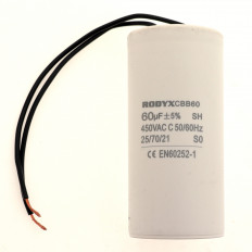 Конденсатор пусковой 60мкФ 450В CBB-60 (К78-17) гибкие выводы