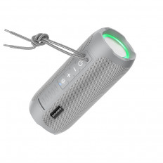 Колонка портативная BR21 Sports, серый BOROFONE Выходная мощность 2*5Вт; Bluetooth, USB, micro SD, AUX; Встроенный АКБ 1200mAh;