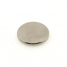 Неодимовый магнит диск 25х3 мм Сила сцепления 4.84кг; вес 11гр;