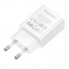 Сетевое зарядное устройство с выходом USB, 3.0А, белый, BA111A Star, поддержка QC3.0;