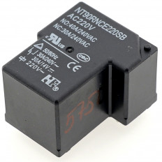 РелеNT90-RNCE-AC220V-S-B-0.9(NT90RNCEAC220VSB0.9)Тип27220VAC1C(SPDT)40AForward32.5*27.6*20.5mm