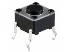 Кнопка такт.TSAA(6*6мм,h=4,3мм,верт.) 4pin