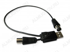 Инжектор питания USB REMO BAS-8001 РЭМО для питания 5V активных антенн от USB-порта телевизора