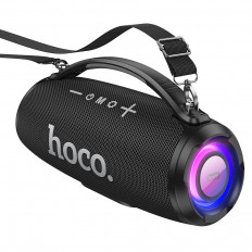 Колонка портативная HA4 Surpe outdoor, черный HOCO Выходная мощность 2*20Вт; Bluetooth, USB, micro SD, AUX; Встроенный АКБ 4500mAh;
