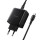 Сетевое зарядное устройство с вых.USB,2*Type-C,3.0A,черный C160A Upgrade GaN PD65W+QC3.0,с каб.Type-C