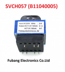 Трансформатор дежурного режима СВЧ SVCH057 (B11040005) (КХ-0011146) Fubang Electronics Co Ltd Uвх.= 220V; Uвых.= 11V 140mA; 7V 180mA