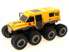 Машина ДЖИП АМФИБИЯ 8-ми колесный на радиоуправлении, D846YELLOW