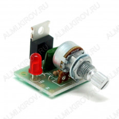 Регулятор мощности AC 500Вт 220В BM245 (на симисторе) МастерКит 220В; 2.2А; на базе симистора BT137-600E