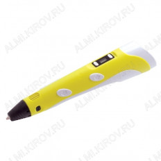 3D ручка "3Dali Plus" Yellow (FB0021Y) Даджет Питание-5V,2А,/Диаметр сопла: 0.7 мм