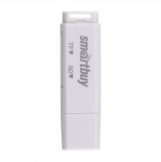 Card Reader SBR-715-W белый Smartbuy USB2.0; поддержка SD, microSD,microSDHC, microSDXC