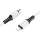 Кабель Type-C-Lightning, 1.0м, для зарядки и передачи данных, белый, BX79