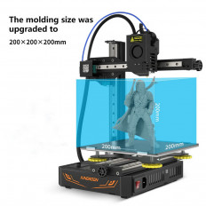 Принтер 3D Kingroon KP3S Pro S1 KINGROON FDM; Печать PLA/TPU/PETG; Область печати: 200*200*200mm; линейные направляющие по осям X, Y, Z; Микроконтроллер 32-bit; Драйверы TMC2225 (тихие)
