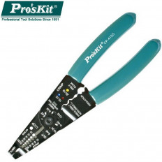 Инструмент для зачистки провода 0.2-5.2мм, CP-412G PROSKIT снятие изоляции с проводов: 0.2-5.2мм; обжим клемм
