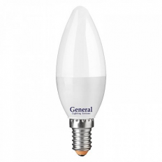 Лампа светодиодная 220В/ 12Вт/ E14/ 4500К (дневной белый) 950lm GLDEN-CF-12-230-E14-4500 (649928) General