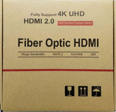 Шнур (5-807 30.0) HDMI шт/HDMI шт 30.0м (ver 2.0) оптический, 3D, UHD 4K/60Hz, 18Gbit/s PREMIER AOC (Active Optical Cable), коробка