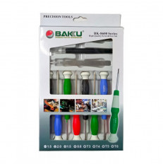 Набор инструмента BK-8600-B (11 предметов) BAKU в наборе: отвертки (8 шт.), пинцеты (2шт.), нож