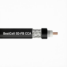 Кабель 5D-FB PVC (50 Ом) черный