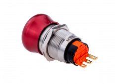 Кнопка грибовидная, возврат поворотом, 1NO+1NC, IP67, MT67-M11 MEYERTEC