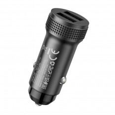 Автомобильное зарядное устройство с выходом 2*USB, 2.4A, Z49 Level, черный