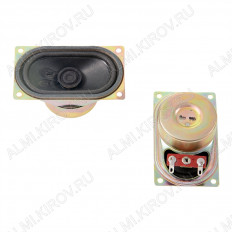 Динамик 70*40mm; YD4070-02; 8R; 5W; 250-10000Hz;
