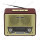 Радиоприемник RPR-088 GOLD RITMIX УКВ 87,0-108.0МГц; разъем USB, SD; Питание от встр. аккумулятора, 4xR20/220В