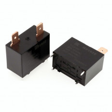 Реле HF102F/T-12VDC Тип 12 12VDC 1A(SPNO) 20A Hongfa 30.5*16*23.5mm; силовые выводы сверху