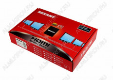 HDMI-Разветвитель 1/4 (17-6902) REXANT 1 HDMI-вход, 4 HDMI-выхода, HDMI 1.4a (3D), HDCP, 1080p