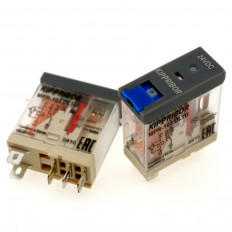 Реле MPR-103.DLTU 24VDC Тип 10.2 24VDC 1C(DPDT) 8A Kippribor 30.6*12.6*32.3mm; блокируемая кнопка проверки + механический и LED индикаторы