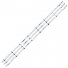 Модуль подсветки LED TV 840мм 8 линз (комплект: 3 планки); 43" V16.5 ART3 2744(6916L-2744A)