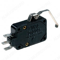 Микропереключатель МИ3А ON-(ON) пластина 2A/220V; 3 pin