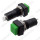 Кнопка PBS-12B OFF-(ON) зеленая, без фиксации d=12mm; 1A/250VAC; 2pin
