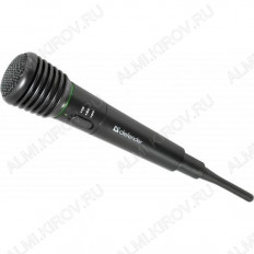 Микрофон динамический MIC-142 DEFENDER FM 87,5-92 МГц;дальность 15 м;100-13000 Гц;600 Ом;72 дб;однонаправленный;