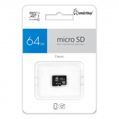 Карта MicroSDXC 64Gb (Class 10) UHS-I (SB64GBSDCL10-00)