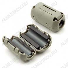 Фильтр ферритовый ZCAT2035-0930A серый на кабель d=6.0-9.0 мм