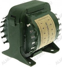 Трансформатор ТАН 18-127/220-50 5(6.3)V*2 1050mA; 13V*2 80mA; 112V*2 63mA; 125V*2 80mA.